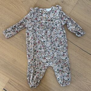 Angel Dear | Floral Print Kids Footie